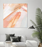 Pink Vanilla III by Annie Warren on GIANT ART - orange abstract abstract