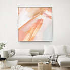 Pink Vanilla III by Annie Warren on GIANT ART - orange abstract abstract