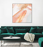 Pink Vanilla III by Annie Warren on GIANT ART - orange abstract abstract