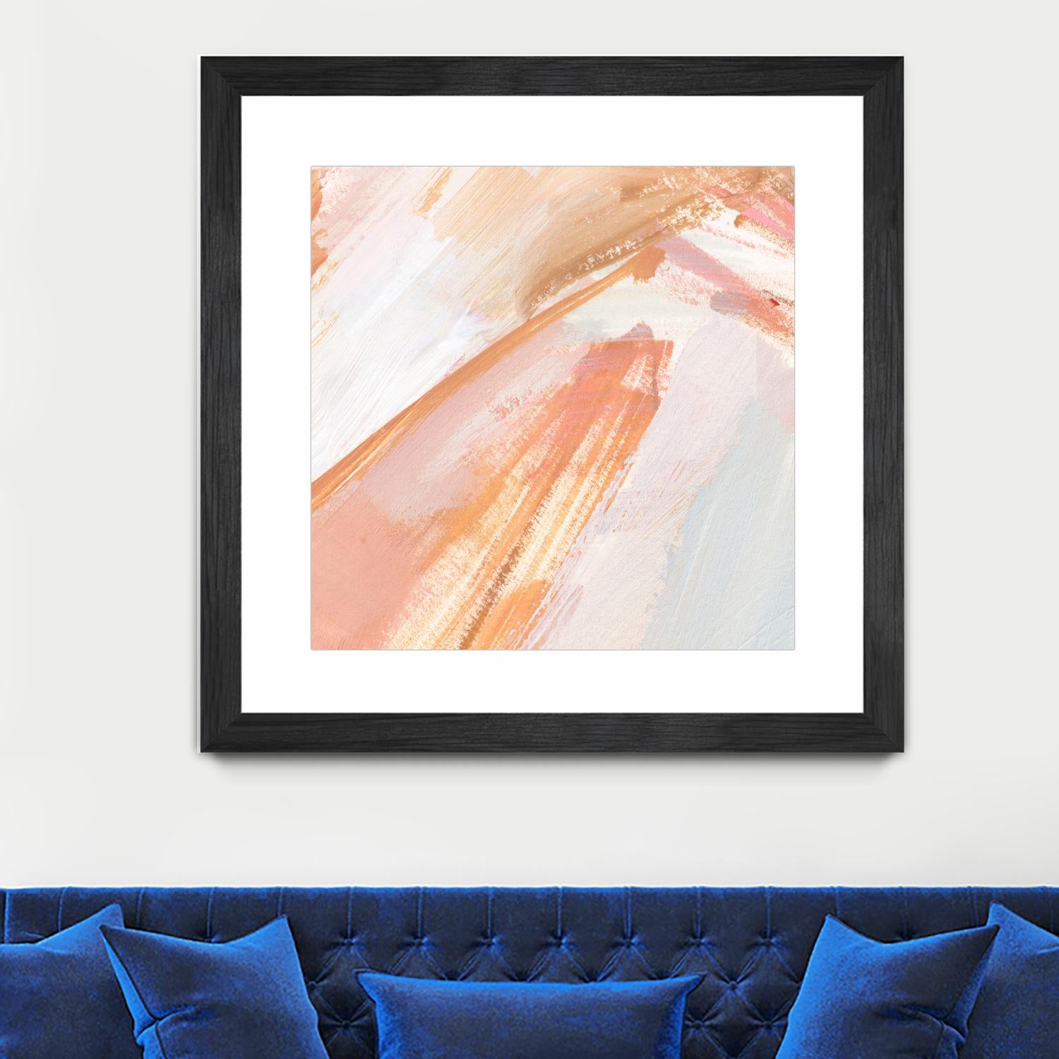 Pink Vanilla III by Annie Warren on GIANT ART - orange abstract abstract