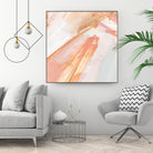 Pink Vanilla III by Annie Warren on GIANT ART - orange abstract abstract