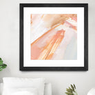 Pink Vanilla III by Annie Warren on GIANT ART - orange abstract abstract