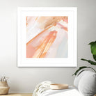 Pink Vanilla III by Annie Warren on GIANT ART - orange abstract abstract
