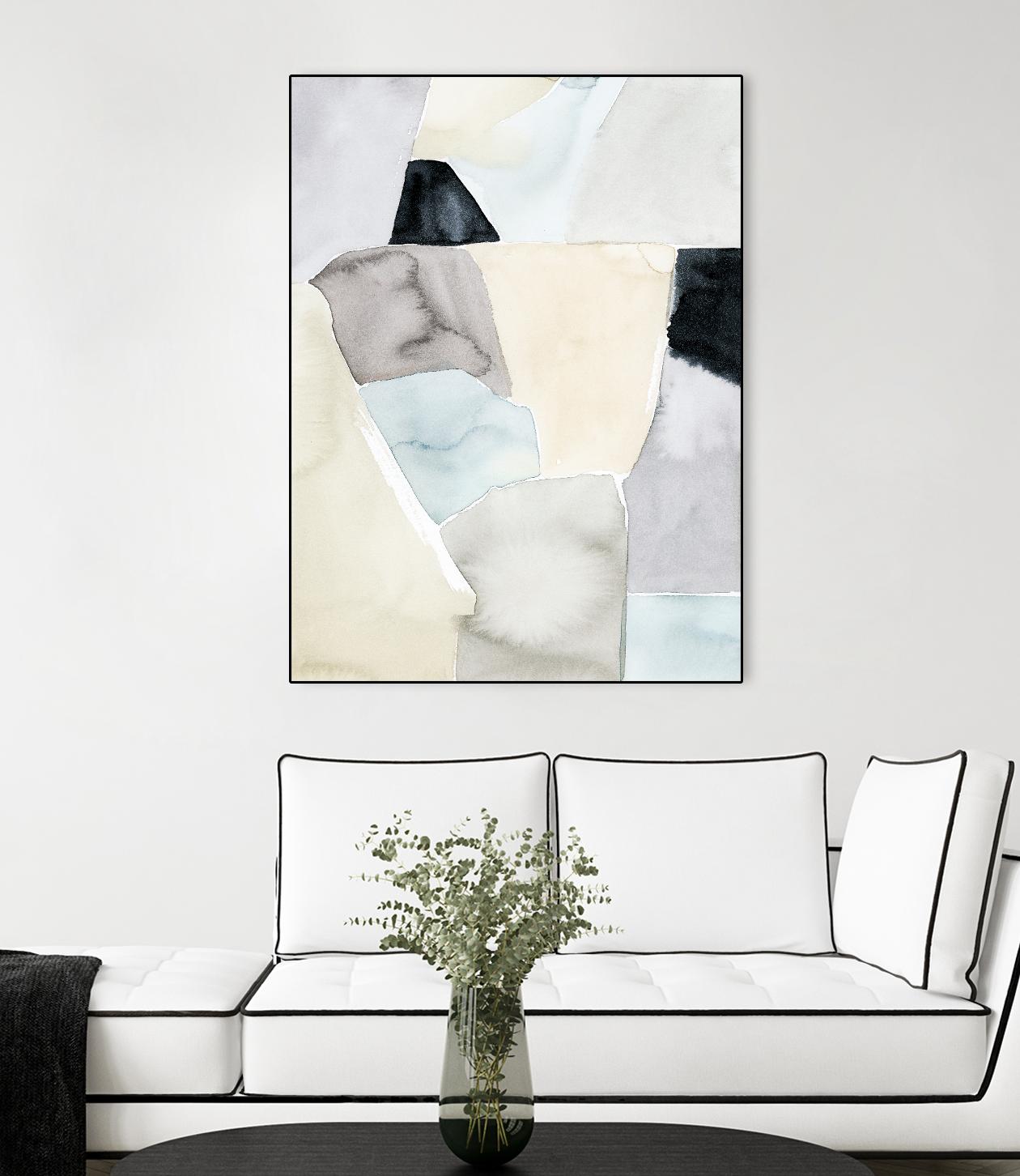 Tectonic Overlap I by Grace Popp on GIANT ART - beige abstract abstract