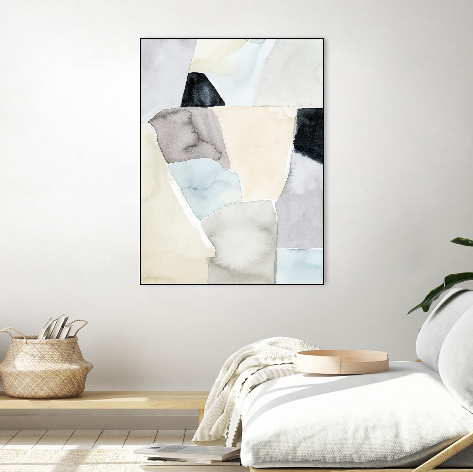 Tectonic Overlap I by Grace Popp on GIANT ART - beige abstract abstract