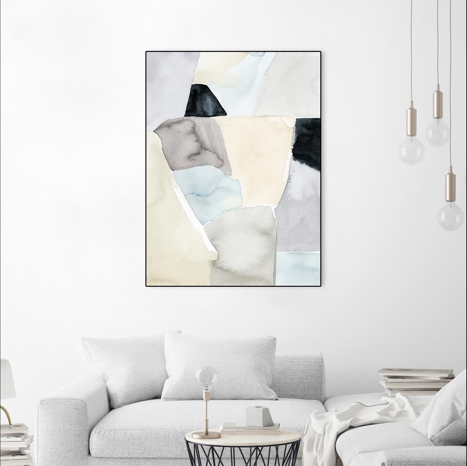 Tectonic Overlap I by Grace Popp on GIANT ART - beige abstract abstract