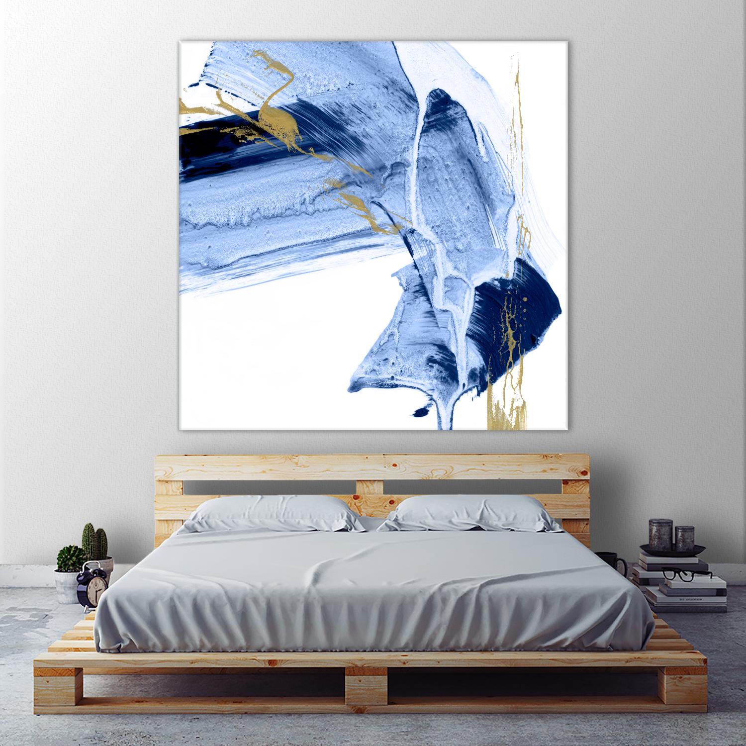 Golden Current I by Ethan Harper on GIANT ART - gold abstract abstract