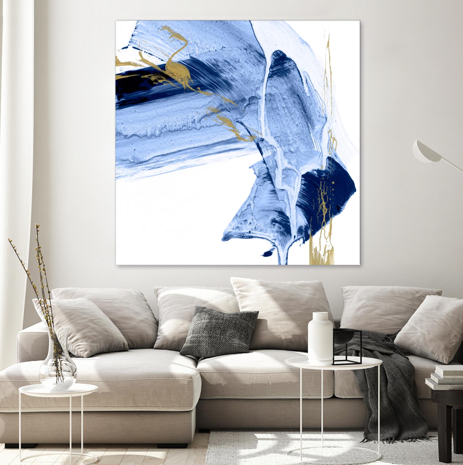 Golden Current I by Ethan Harper on GIANT ART - gold abstract abstract