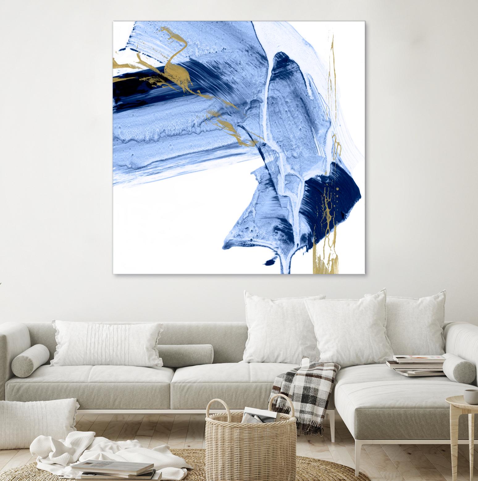 Golden Current I by Ethan Harper on GIANT ART - gold abstract abstract