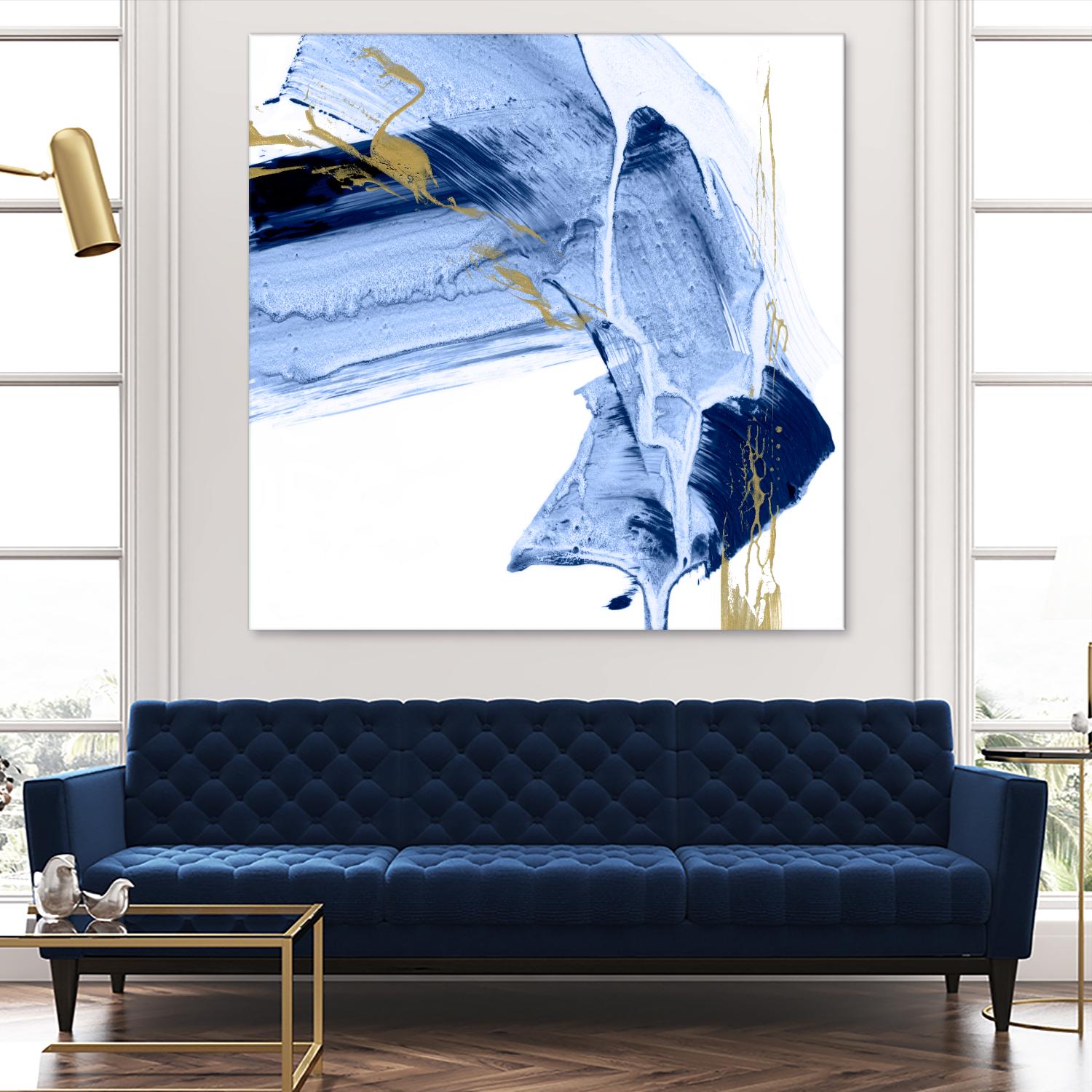 Golden Current I by Ethan Harper on GIANT ART - gold abstract abstract