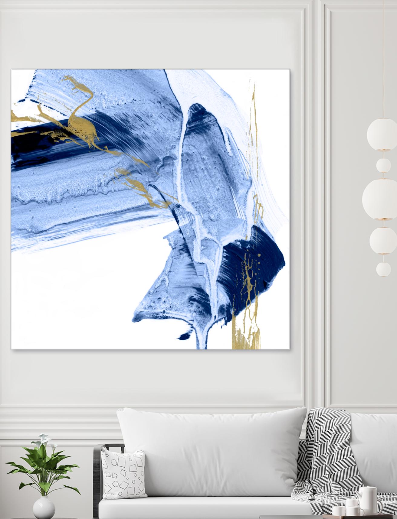 Golden Current I by Ethan Harper on GIANT ART - gold abstract abstract