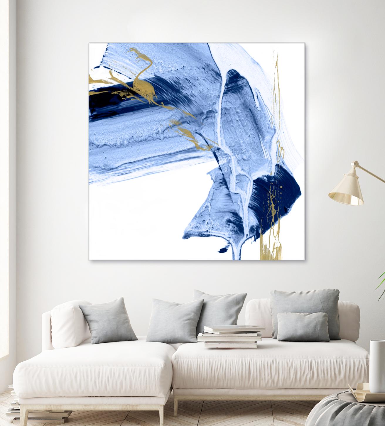 Golden Current I by Ethan Harper on GIANT ART - gold abstract abstract