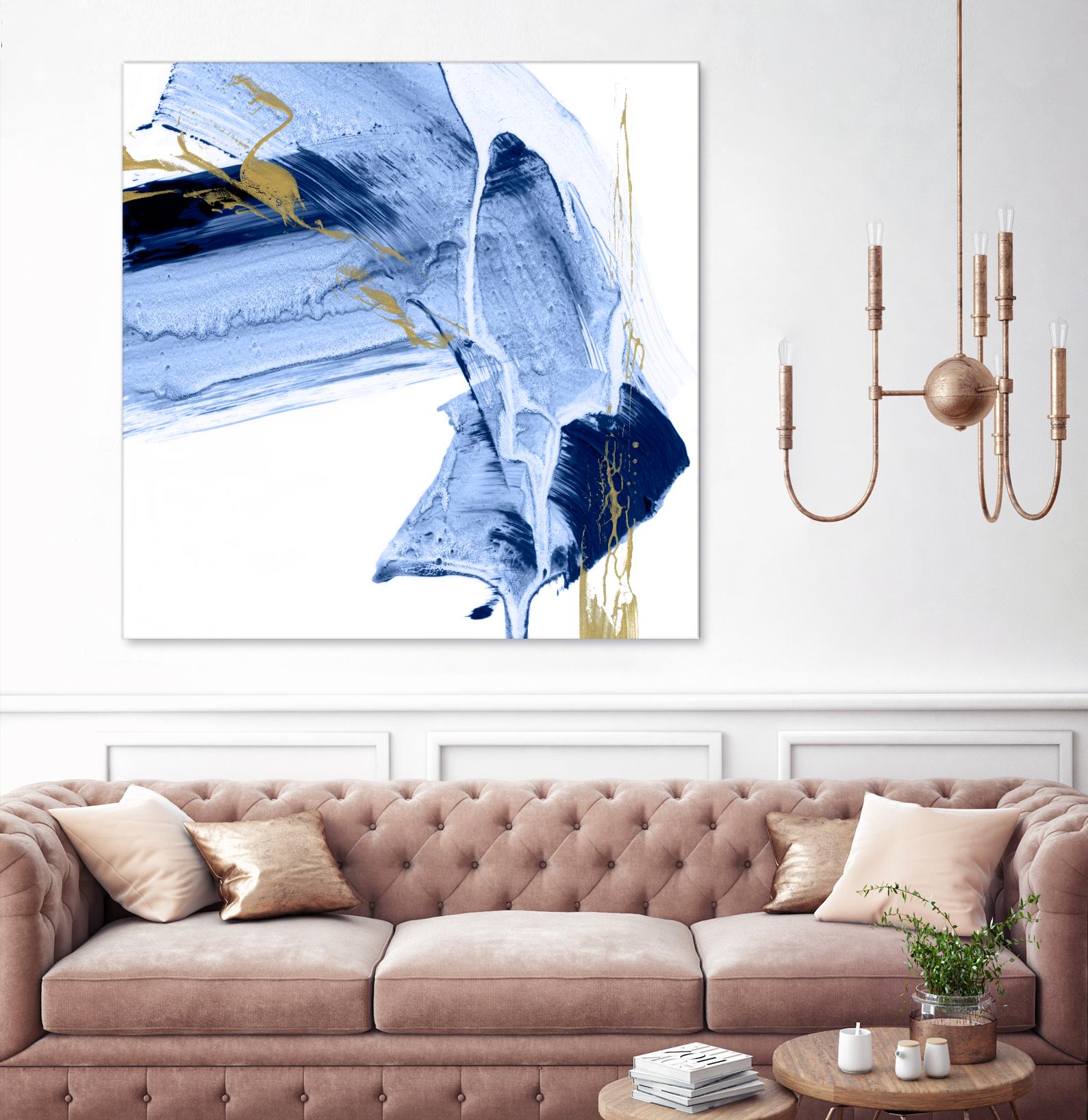 Golden Current I by Ethan Harper on GIANT ART - gold abstract abstract