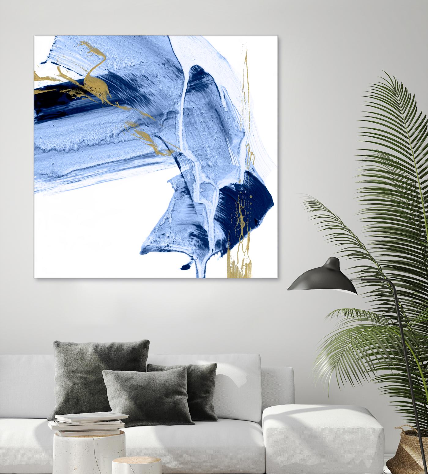 Golden Current I by Ethan Harper on GIANT ART - gold abstract abstract