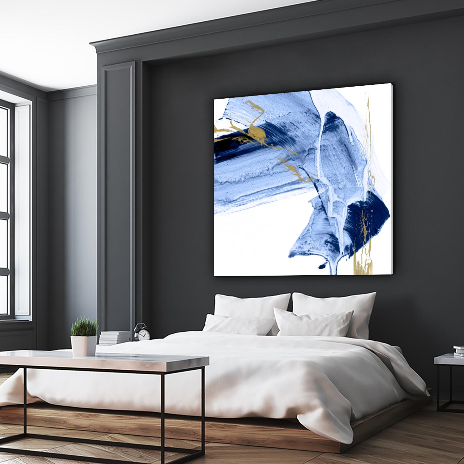 Golden Current I by Ethan Harper on GIANT ART - gold abstract abstract