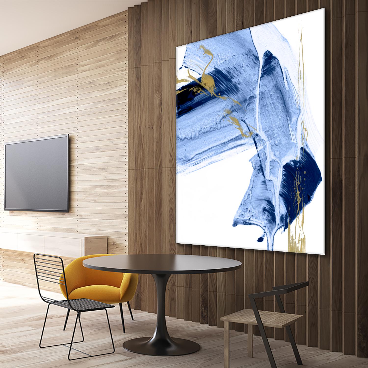 Golden Current I by Ethan Harper on GIANT ART - gold abstract abstract