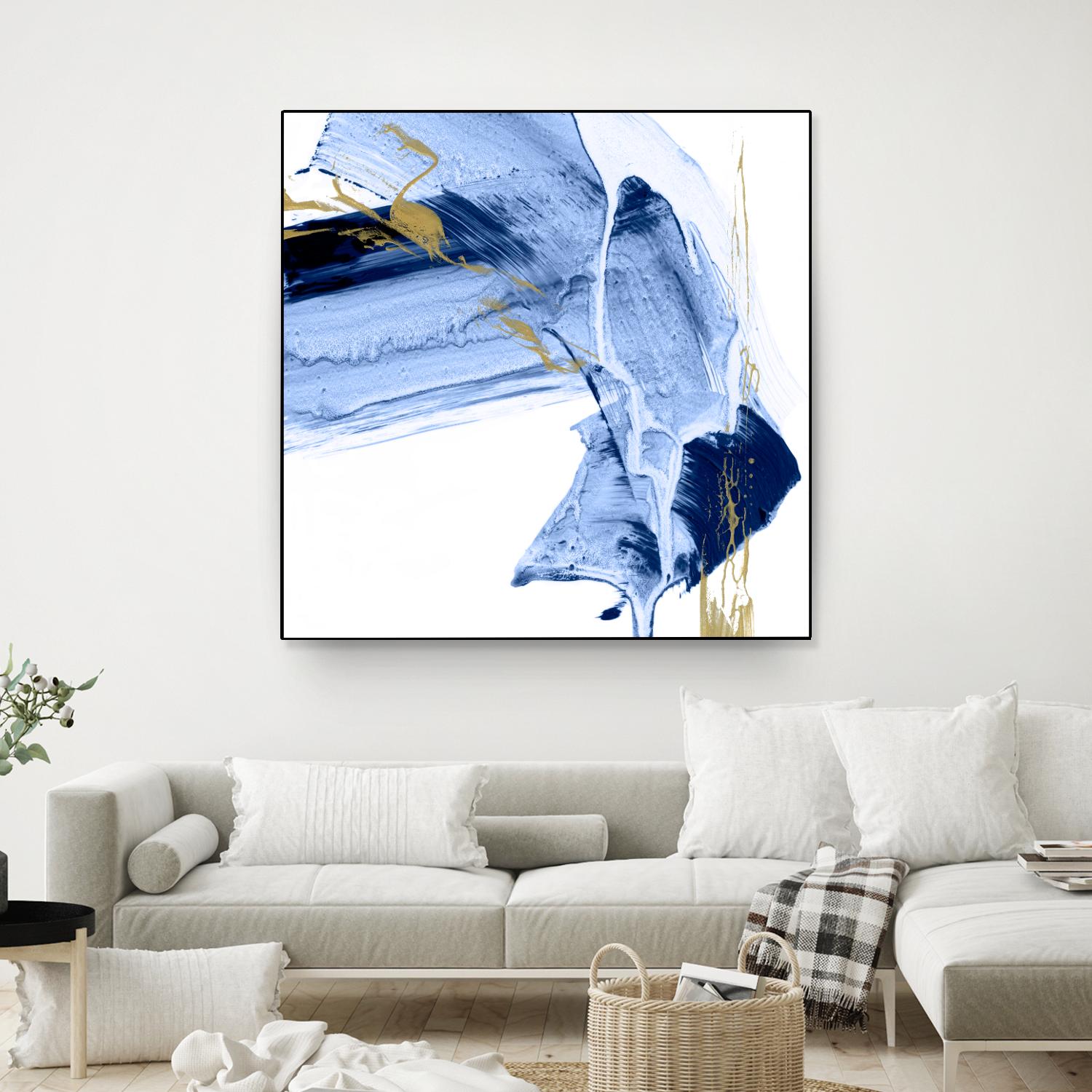 Golden Current I by Ethan Harper on GIANT ART - gold abstract abstract