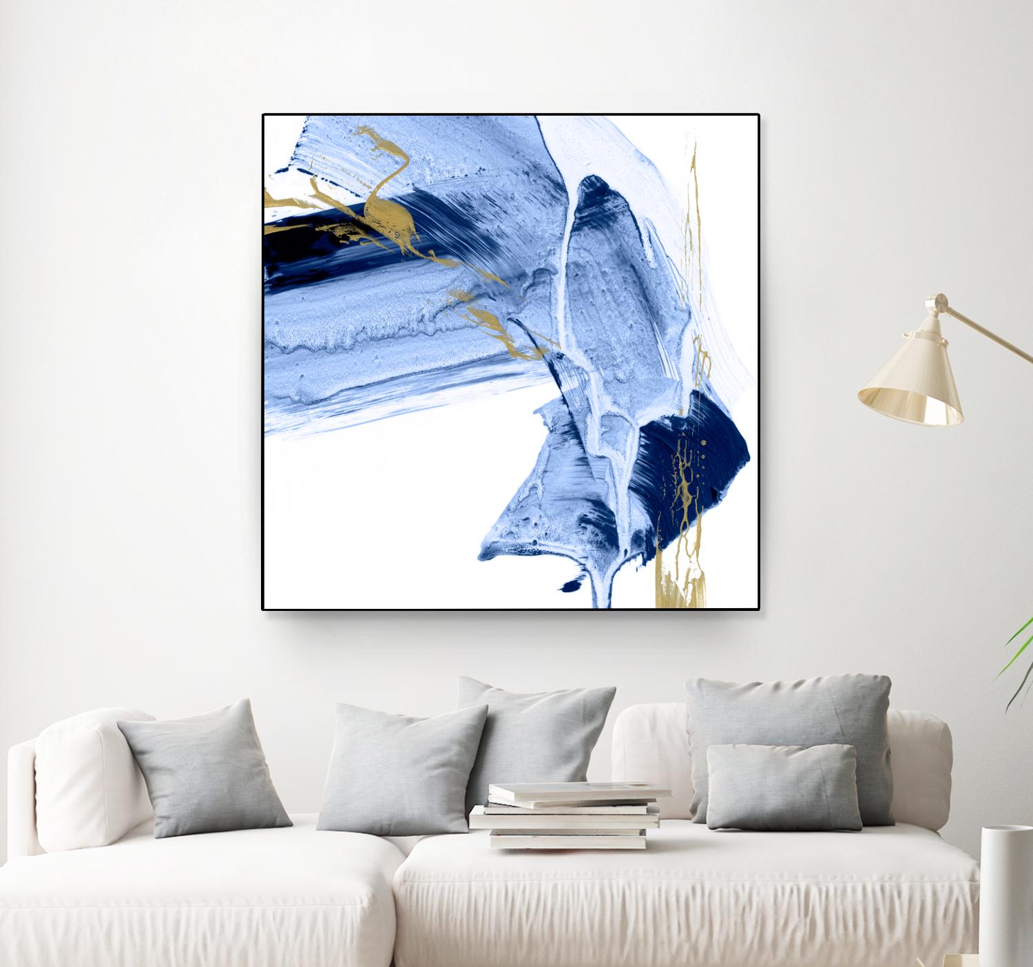 Golden Current I by Ethan Harper on GIANT ART - gold abstract abstract