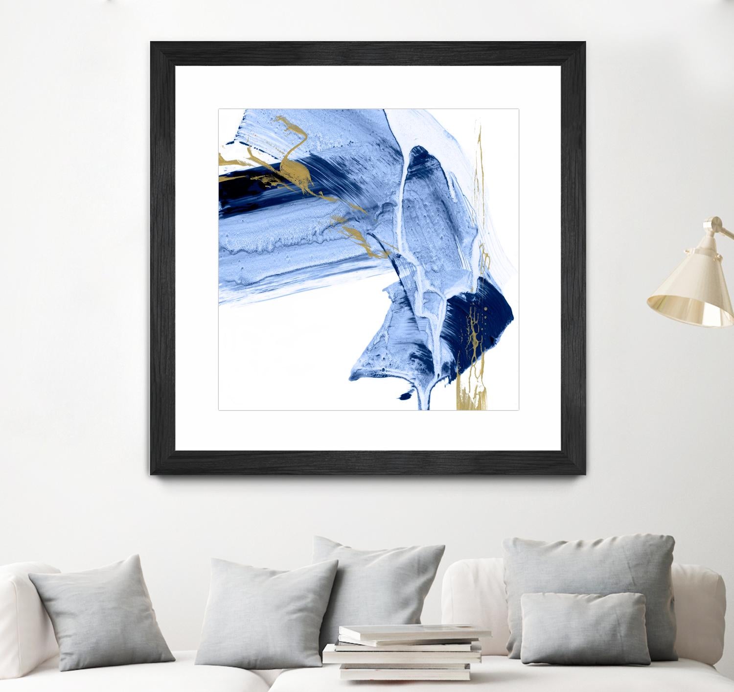 Golden Current I by Ethan Harper on GIANT ART - gold abstract abstract