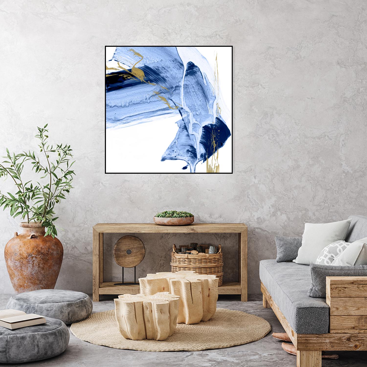 Golden Current I by Ethan Harper on GIANT ART - gold abstract abstract