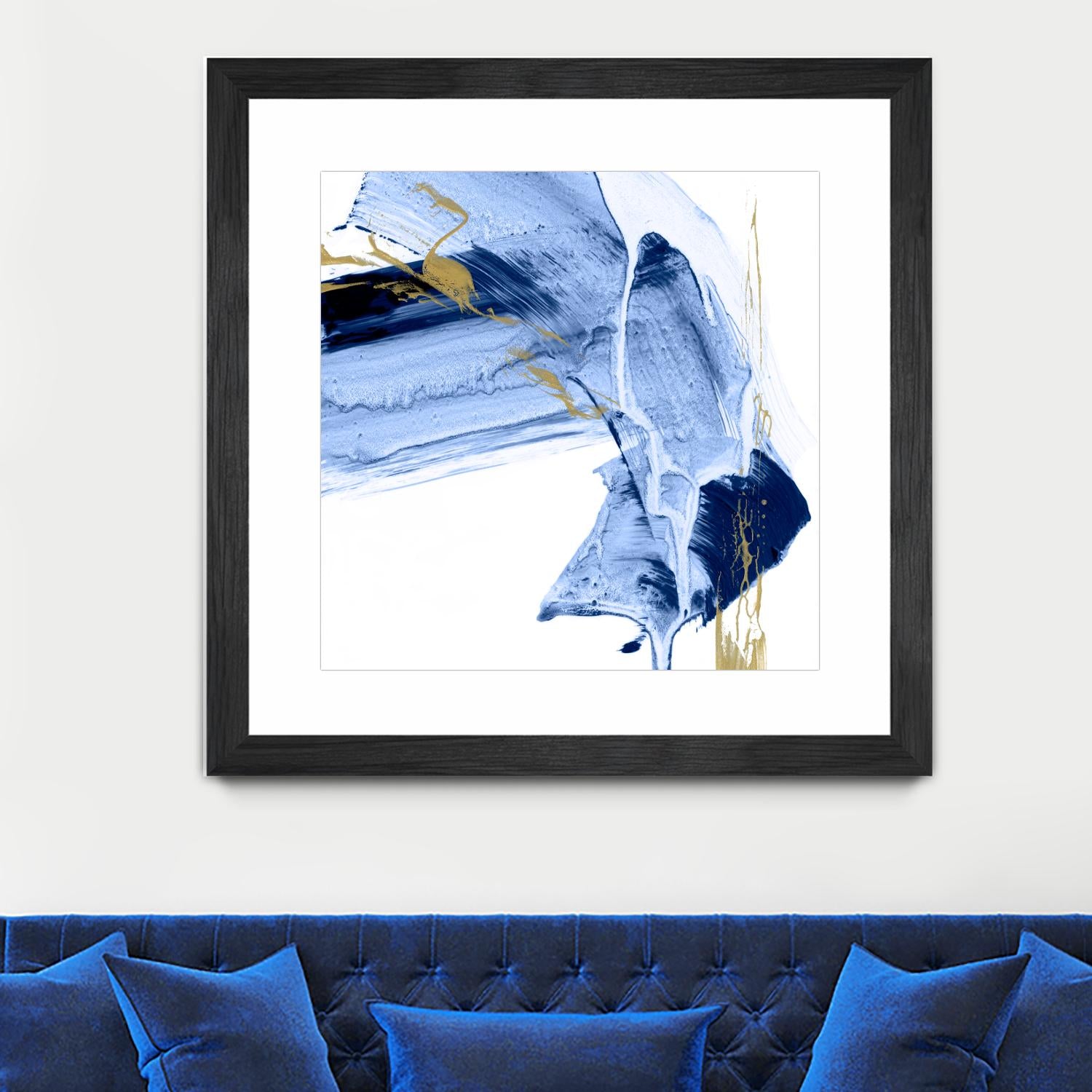 Golden Current I by Ethan Harper on GIANT ART - gold abstract abstract