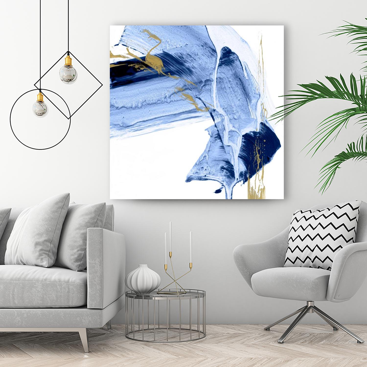 Golden Current I by Ethan Harper on GIANT ART - gold abstract abstract