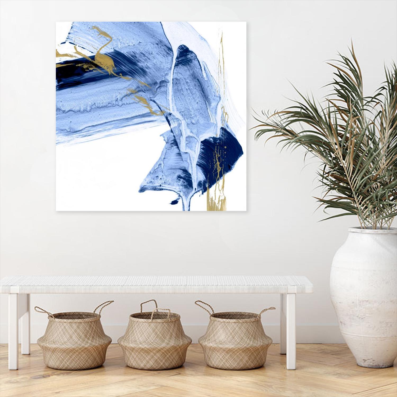 Golden Current I by Ethan Harper on GIANT ART - gold abstract abstract