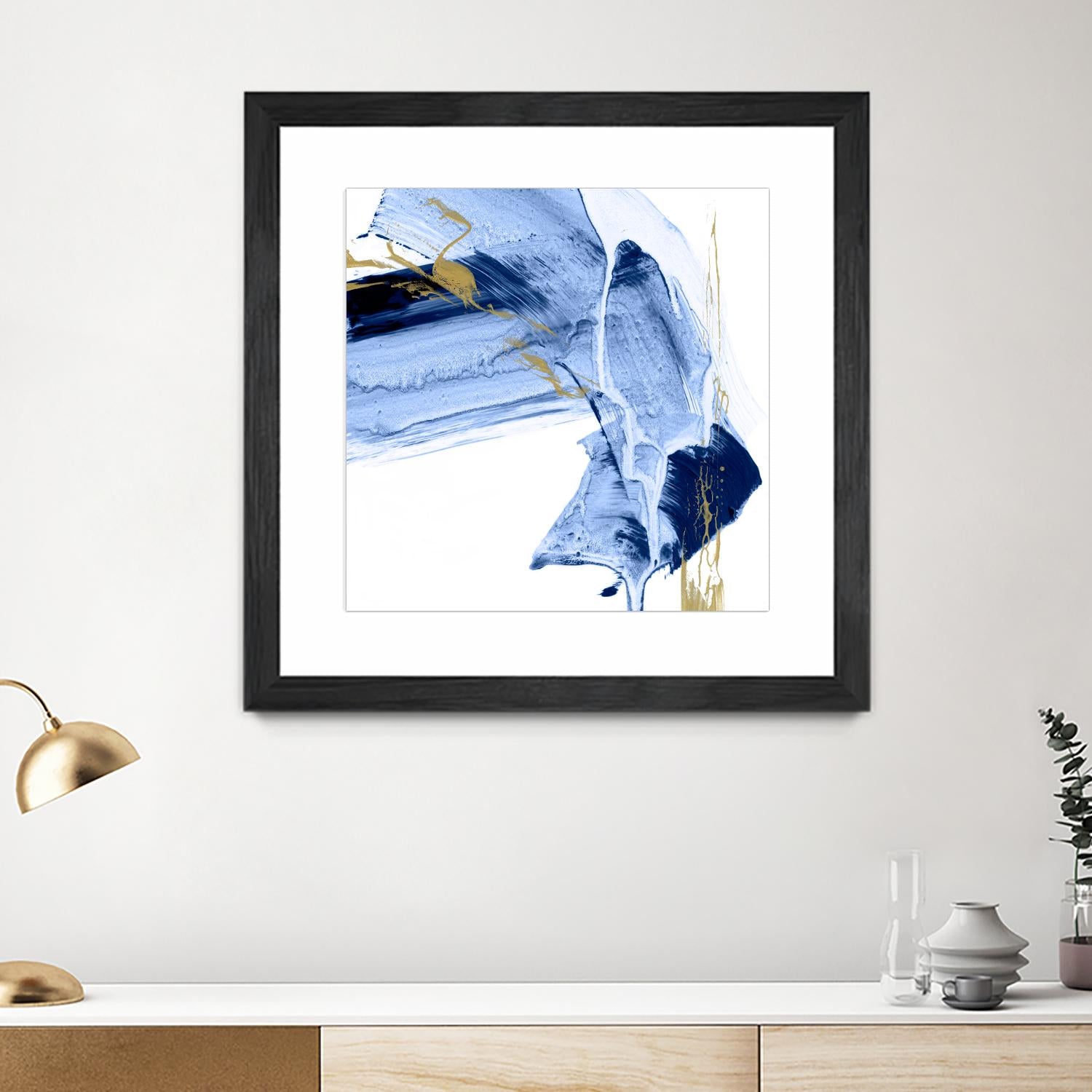 Golden Current I by Ethan Harper on GIANT ART - gold abstract abstract