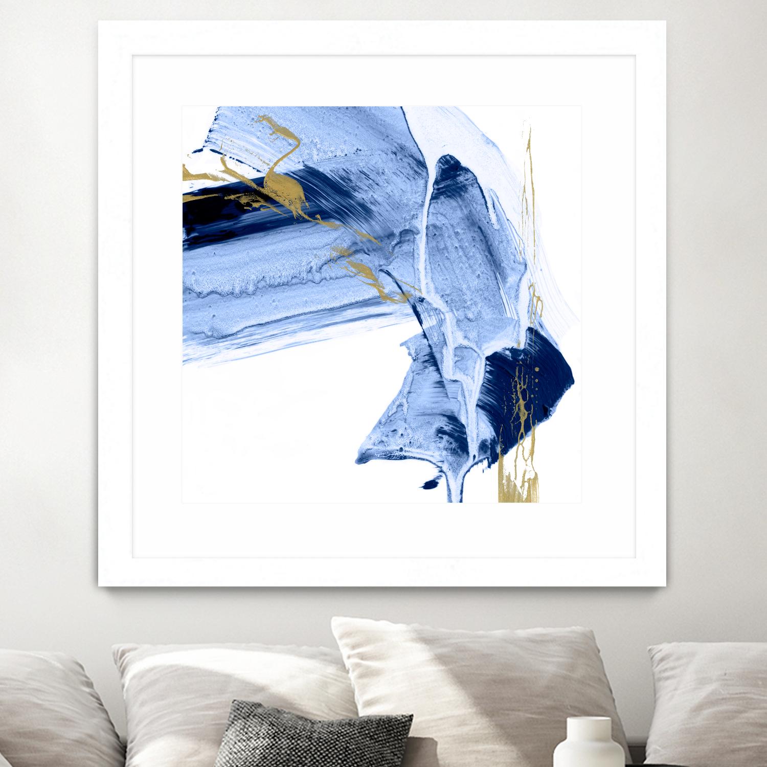 Golden Current I by Ethan Harper on GIANT ART - gold abstract abstract