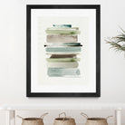 Grass Stains II by Grace Popp on GIANT ART - beige abstract stripe