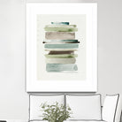 Grass Stains II by Grace Popp on GIANT ART - beige abstract stripe