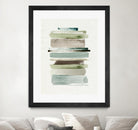 Grass Stains II by Grace Popp on GIANT ART - beige abstract stripe