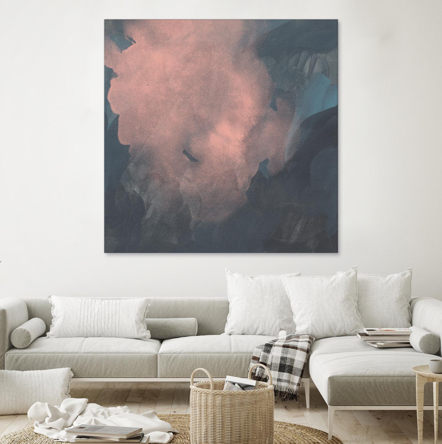 Sunset Aura I by Jacob Green on GIANT ART - pink  abstract abstract