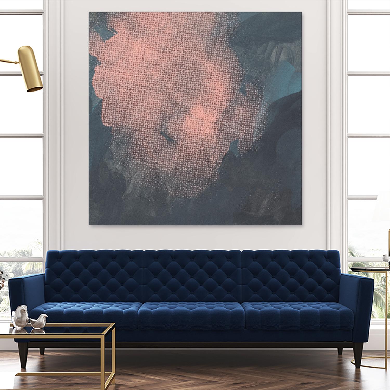 Sunset Aura I by Jacob Green on GIANT ART - pink  abstract abstract