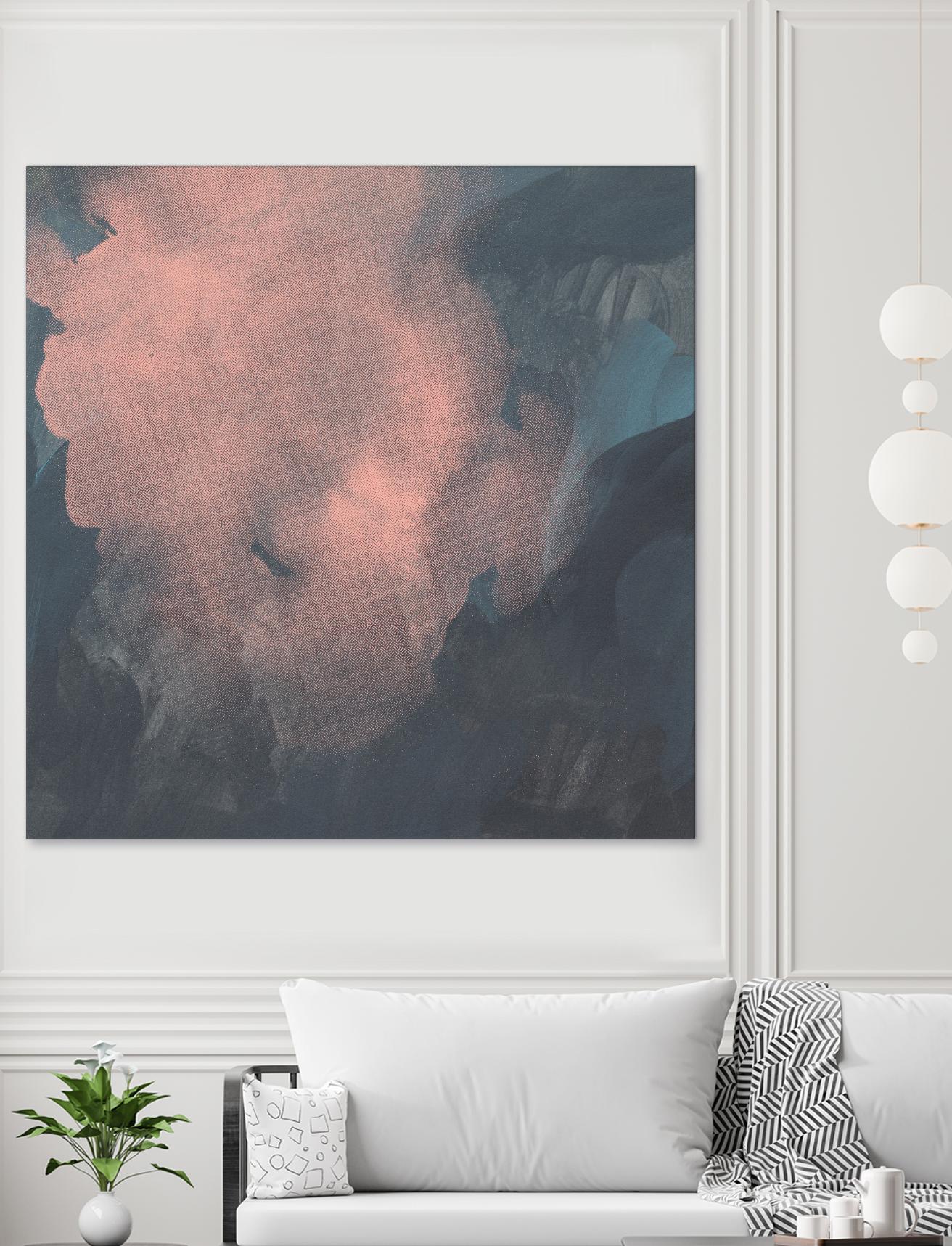 Sunset Aura I by Jacob Green on GIANT ART - pink  abstract abstract