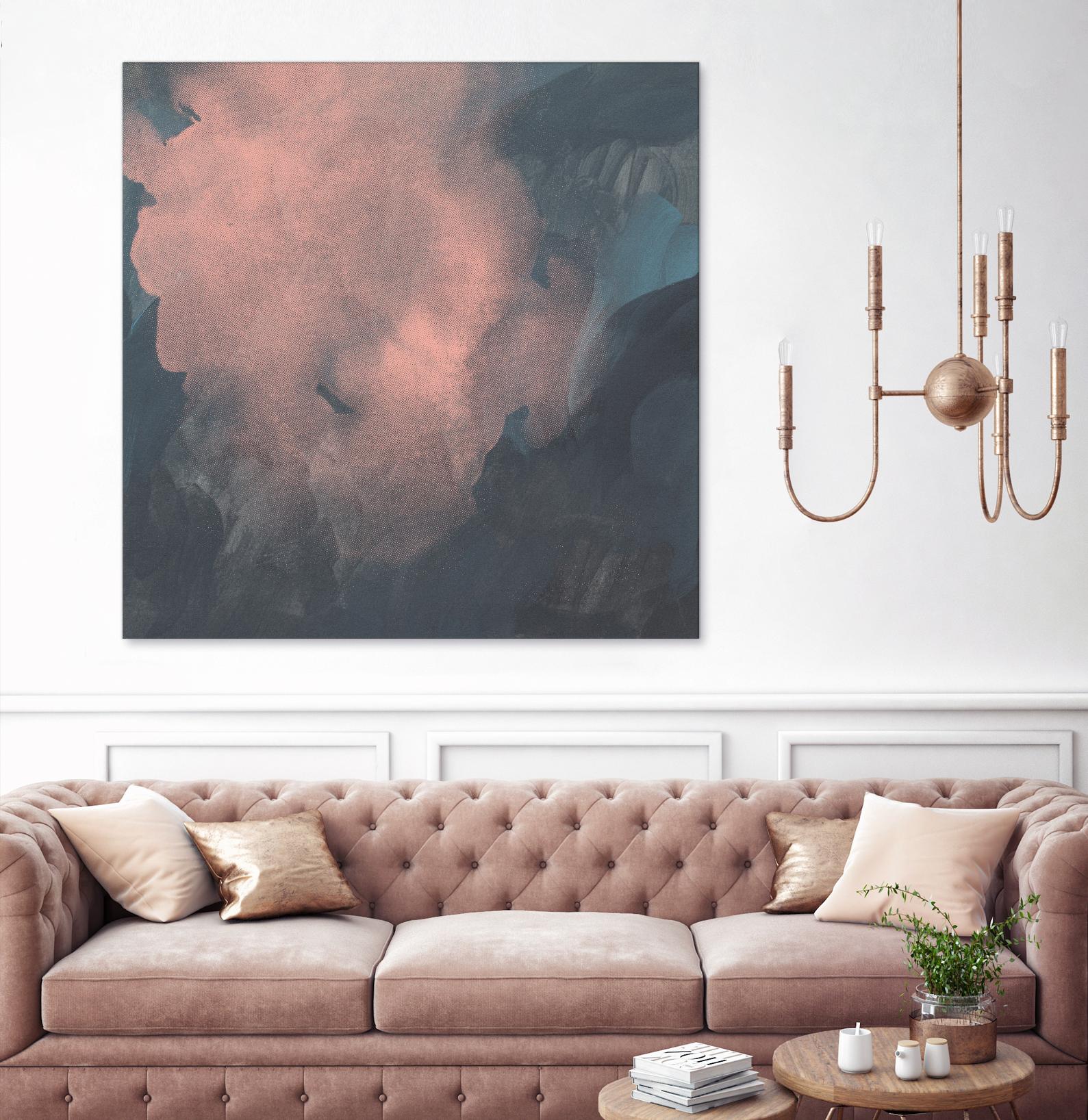 Sunset Aura I by Jacob Green on GIANT ART - pink  abstract abstract