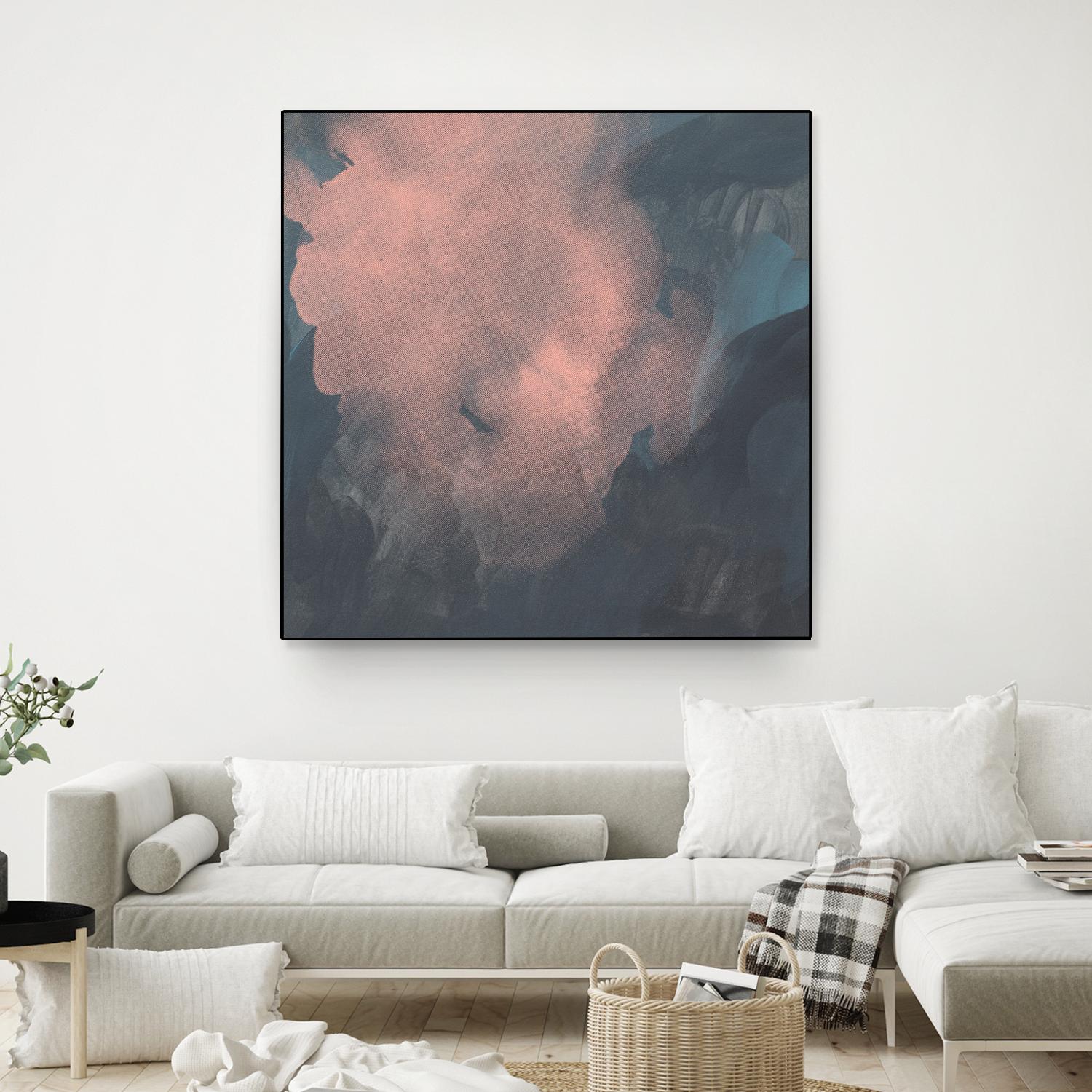 Sunset Aura I by Jacob Green on GIANT ART - pink  abstract abstract