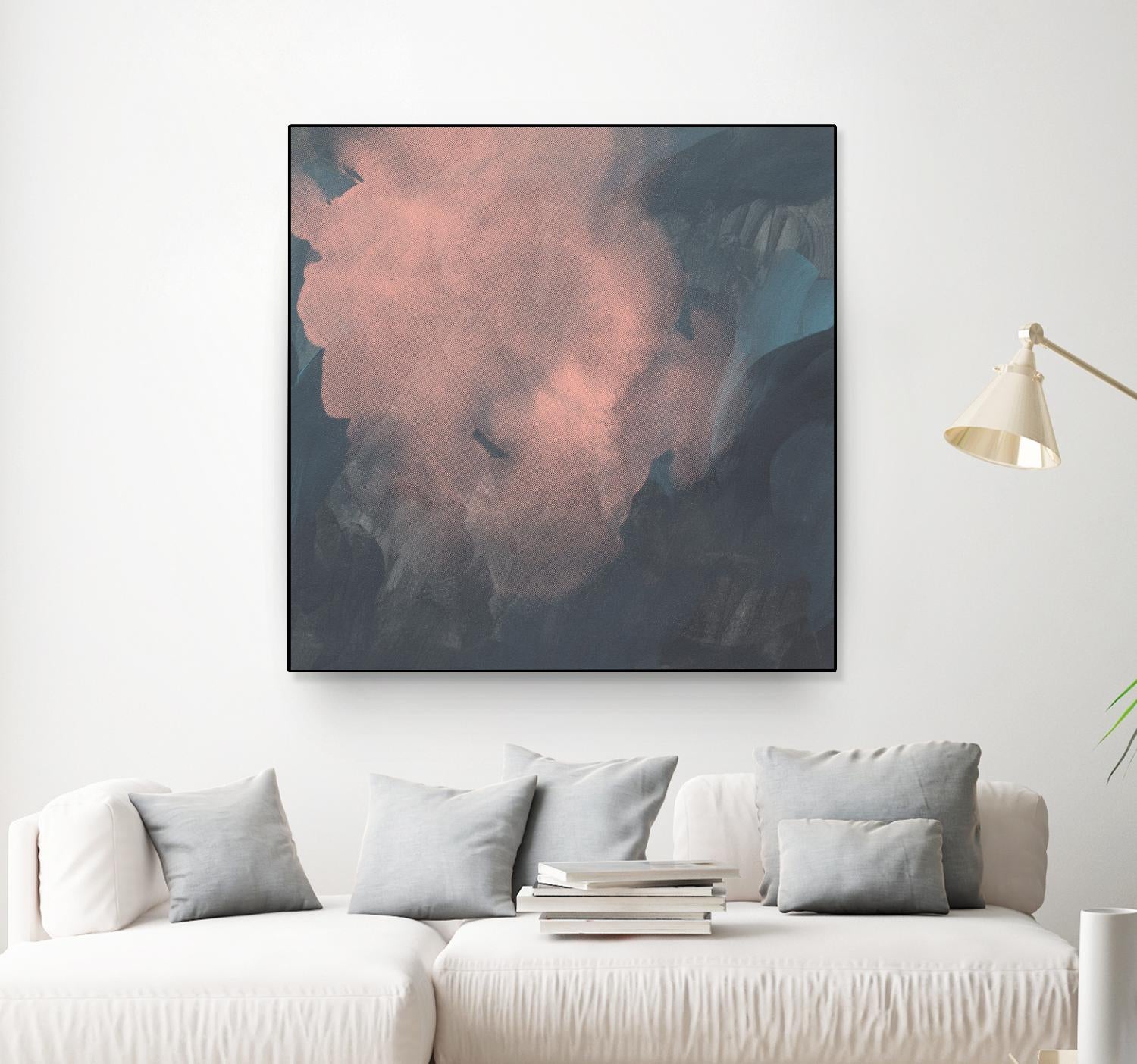 Sunset Aura I by Jacob Green on GIANT ART - pink  abstract abstract