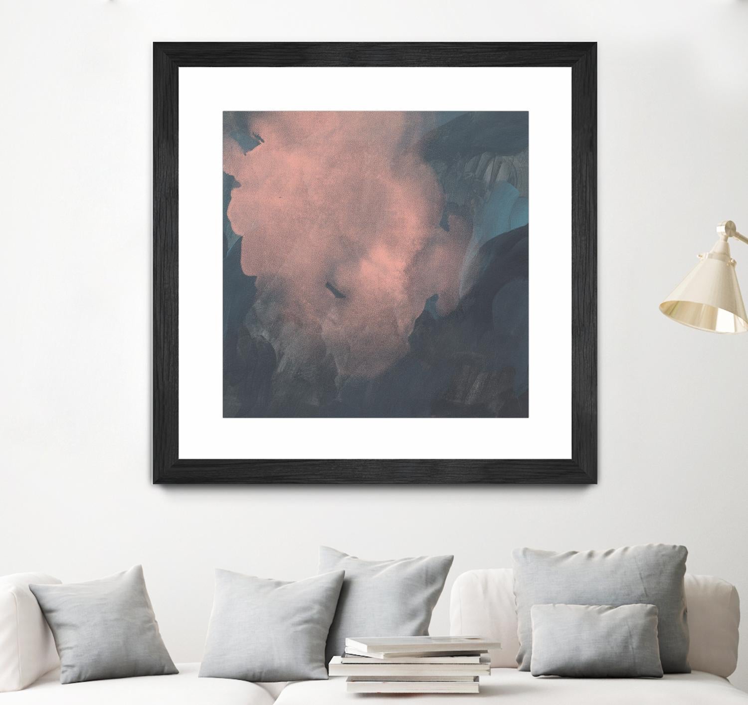 Sunset Aura I by Jacob Green on GIANT ART - pink  abstract abstract