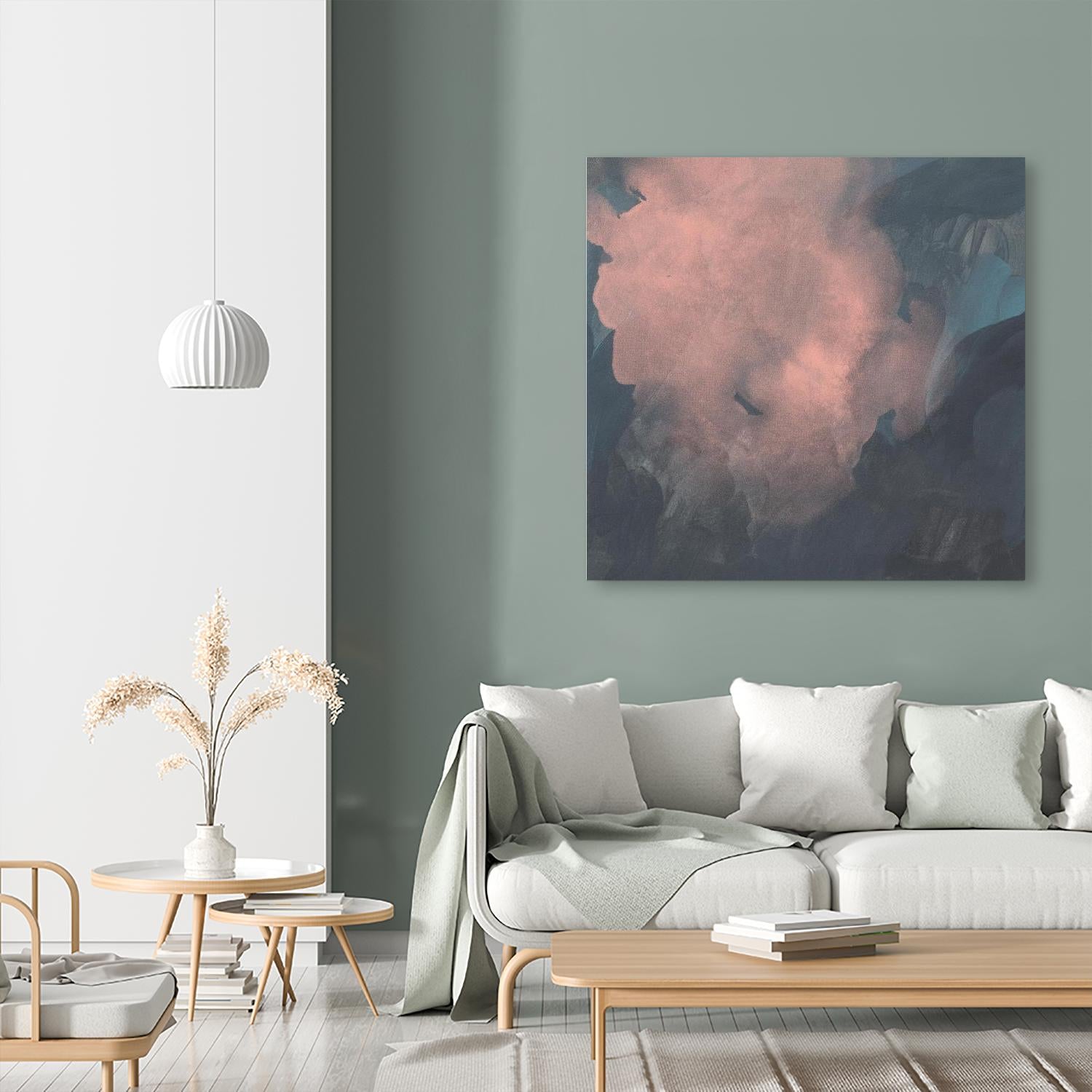 Sunset Aura I by Jacob Green on GIANT ART - pink  abstract abstract