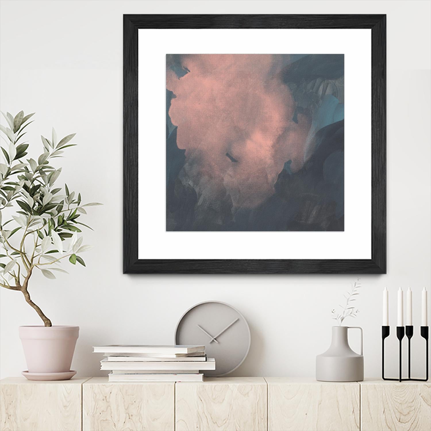 Sunset Aura I by Jacob Green on GIANT ART - pink  abstract abstract