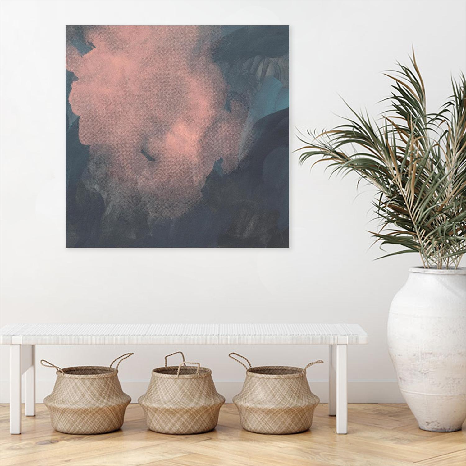 Sunset Aura I by Jacob Green on GIANT ART - pink  abstract abstract