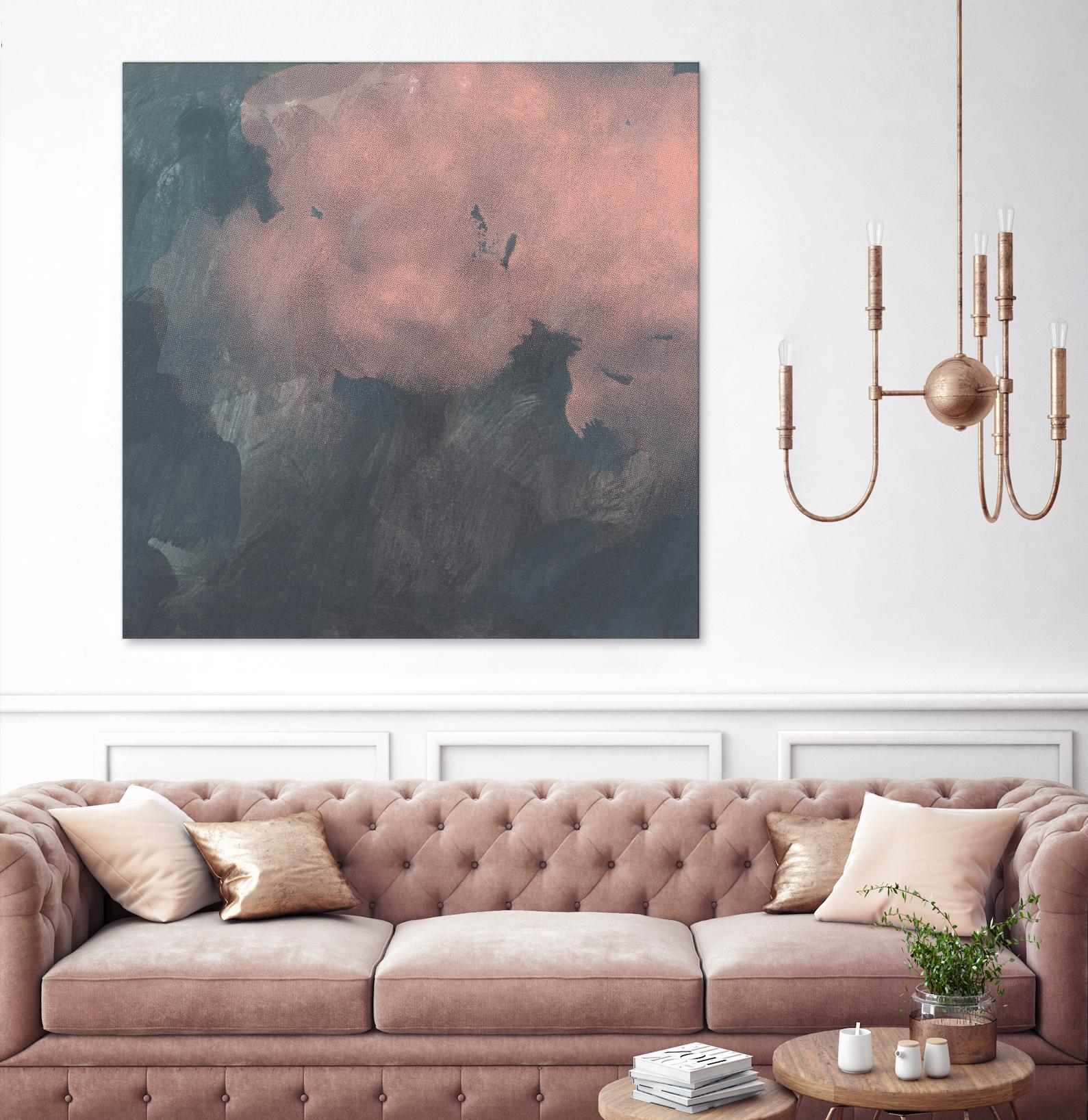 Sunset Aura II by Jacob Green on GIANT ART - pink abstract abstract