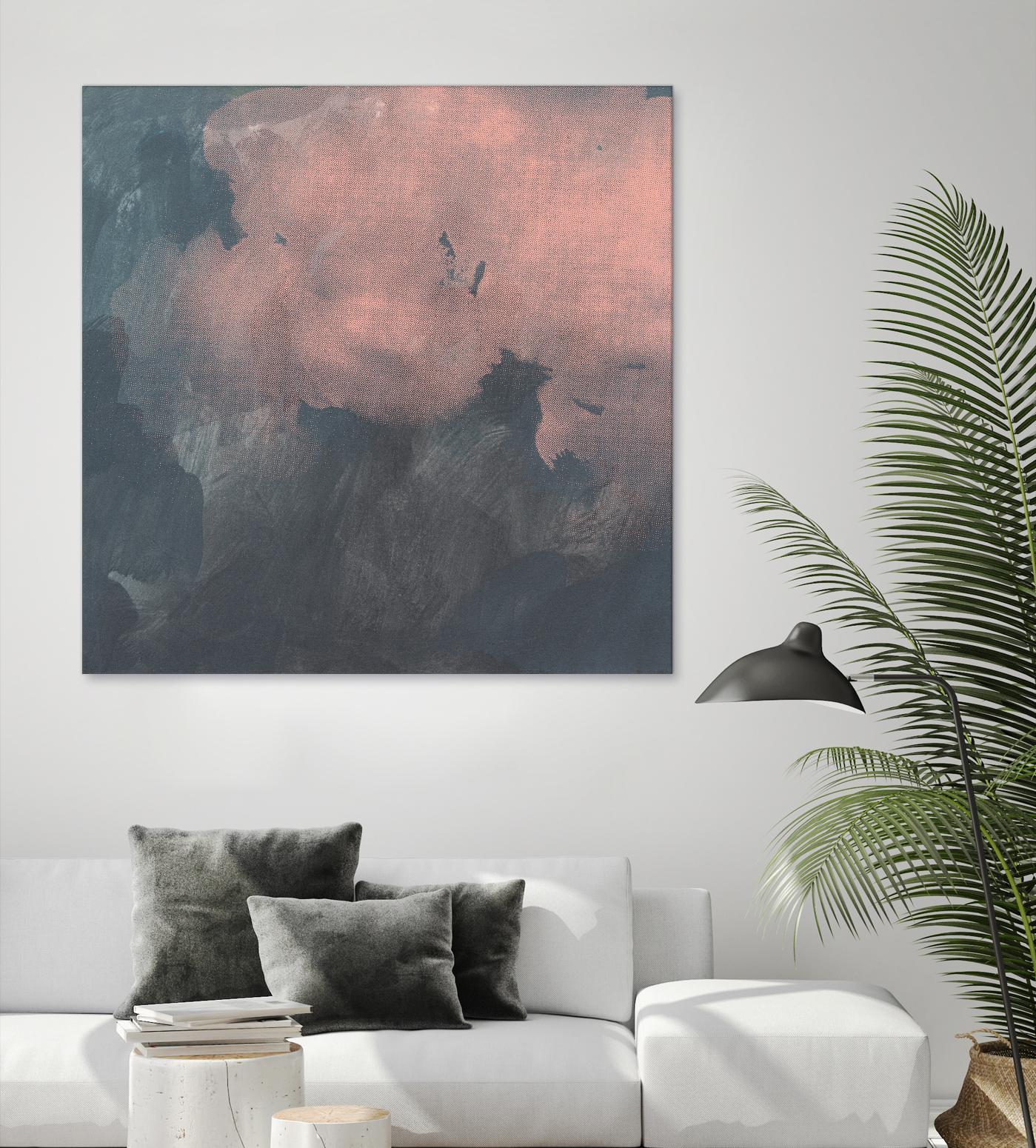Sunset Aura II by Jacob Green on GIANT ART - pink abstract abstract