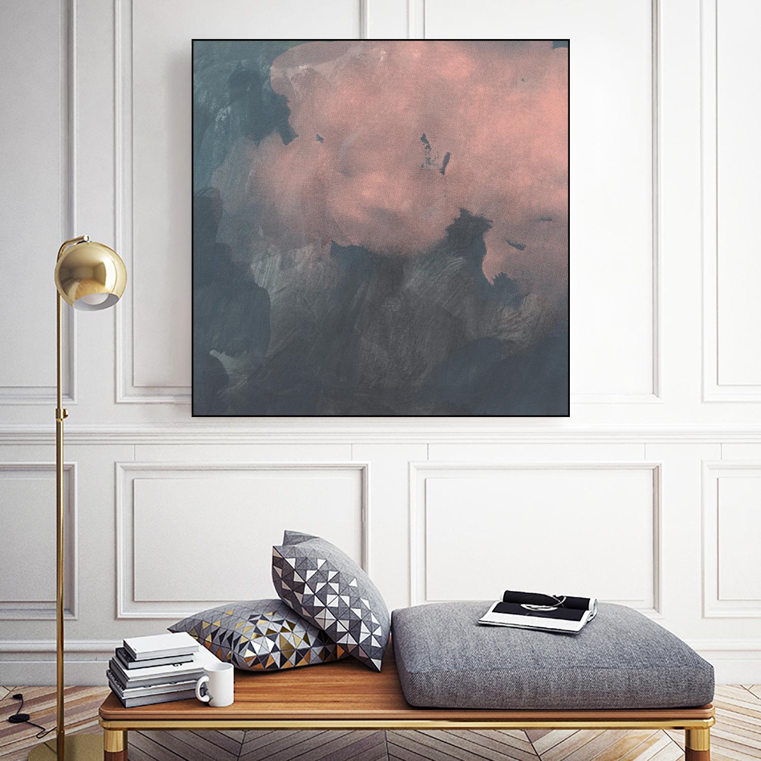 Sunset Aura II by Jacob Green on GIANT ART - pink abstract abstract