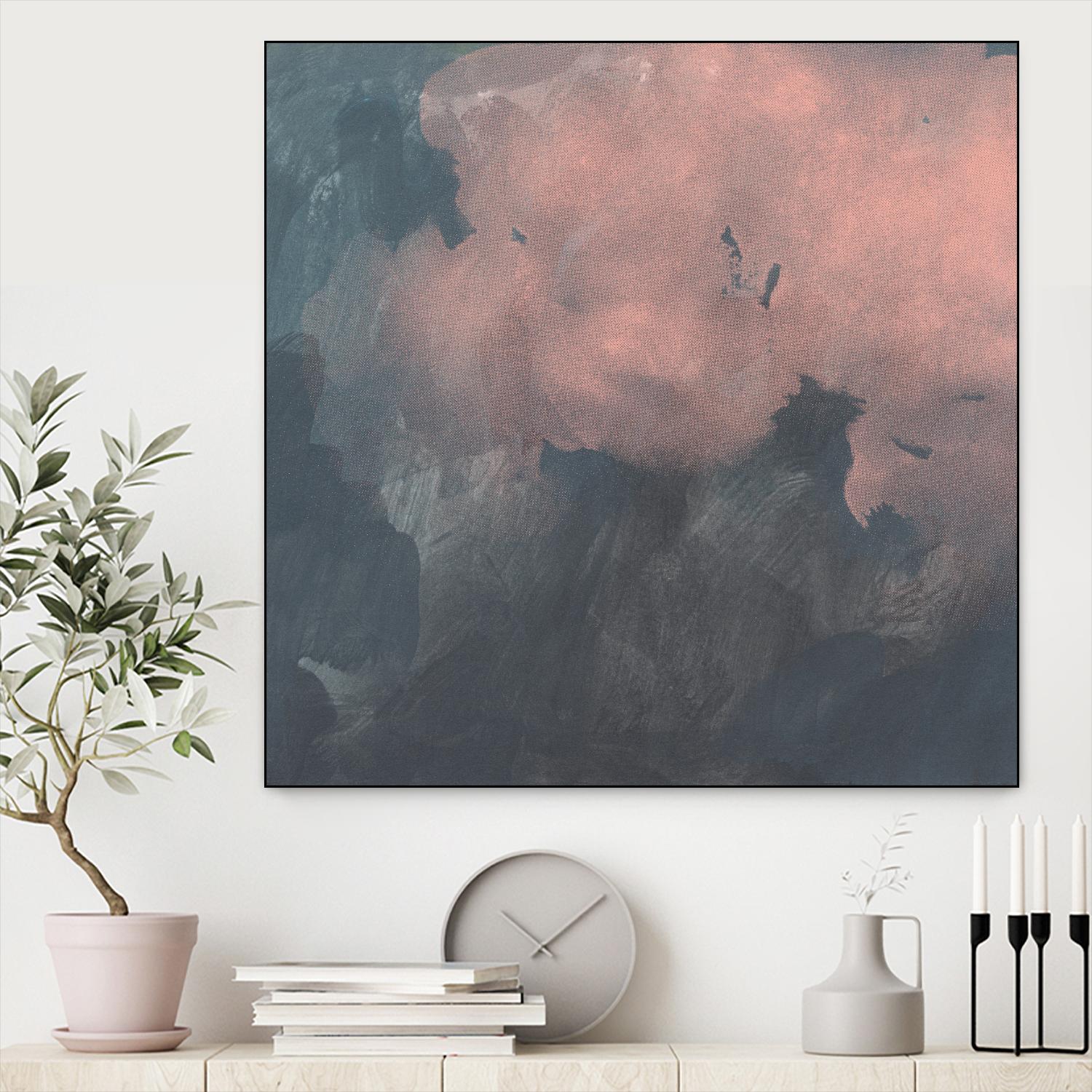 Sunset Aura II by Jacob Green on GIANT ART - pink abstract abstract