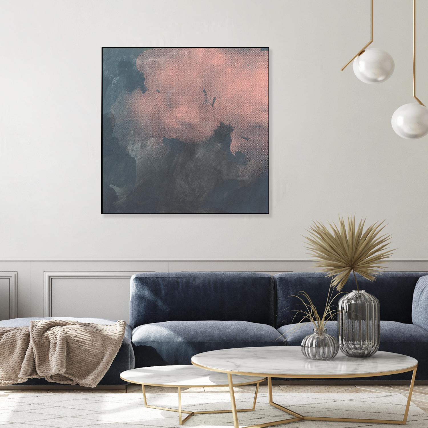 Sunset Aura II by Jacob Green on GIANT ART - pink abstract abstract
