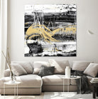 Gold Wave I by Ethan Harper on GIANT ART - gold abstract abstract