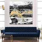 Gold Wave I by Ethan Harper on GIANT ART - gold abstract abstract