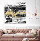 Gold Wave I by Ethan Harper on GIANT ART - gold abstract abstract